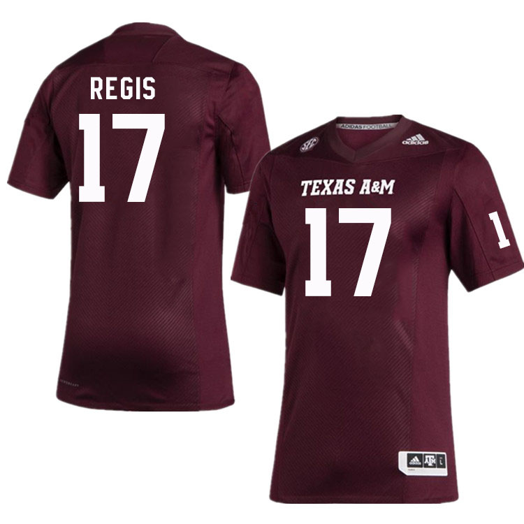 Men #17 Albert Regis Texas A&M Aggies College Football Jerseys Stitched Sale-Maroon